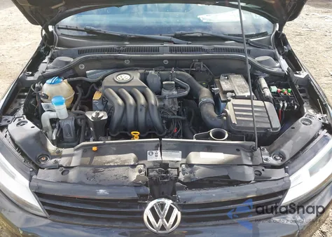 2013 Volkswagen Jetta 2.0L S из США, поврежденный, VIN 3VW2K7AJ0DM235064